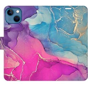 iSaprio flip puzdro Colour Marble 02 pre iPhone 13