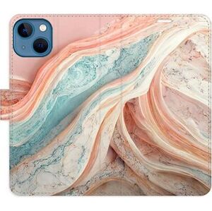 iSaprio flip puzdro Colour Marble pre iPhone 13