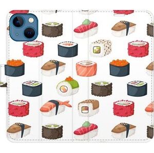 iSaprio flip puzdro Sushi Pattern 02 pre iPhone 13