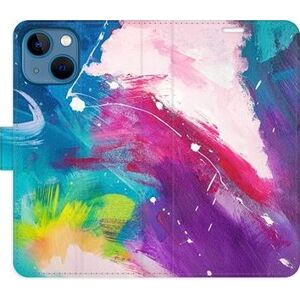 iSaprio flip pouzdro Abstract Paint 05 pro iPhone 13 mini