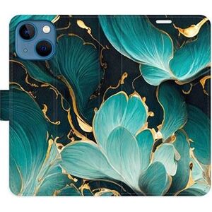 iSaprio flip pouzdro Blue Flowers 02 pro iPhone 13 mini