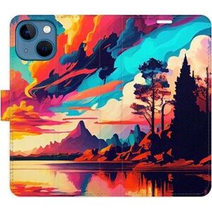 iSaprio flip puzdro Colorful Mountains 02 na iPhone 13 mini