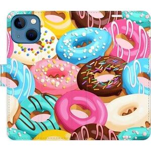 iSaprio flip puzdro Donuts Pattern 02 na iPhone 13 mini