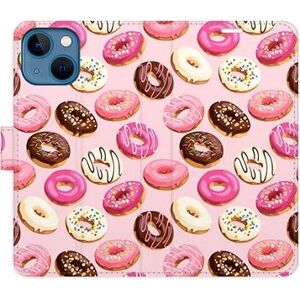 iSaprio flip puzdro Donuts Pattern 03 pre iPhone 13 mini