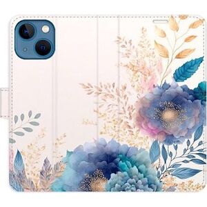 iSaprio flip pouzdro Ornamental Flowers 03 pro iPhone 13 mini