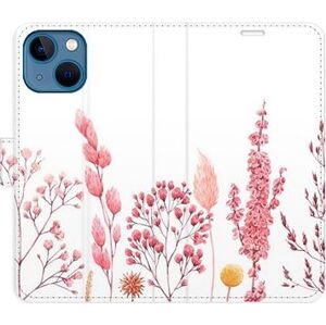 iSaprio flip pouzdro Pink Flowers 03 pro iPhone 13 mini