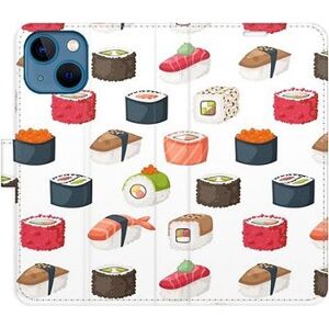 iSaprio flip puzdro Sushi Pattern 02 na iPhone 13 mini