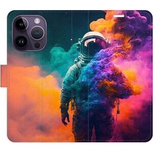 iSaprio flip pouzdro Astronaut in Colours 02 pro iPhone 14 Pro