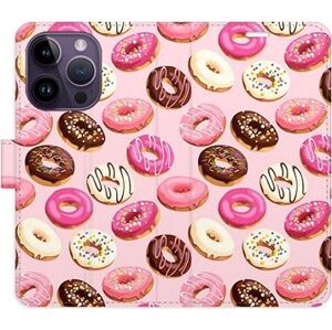iSaprio flip pouzdro Donuts Pattern 03 pro iPhone 14 Pro