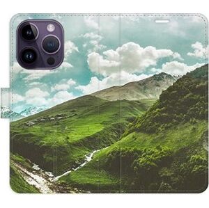 iSaprio flip pouzdro Mountain Valley pro iPhone 14 Pro