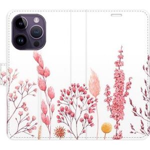 iSaprio flip puzdro Pink Flowers 03 pre iPhone 14 Pro