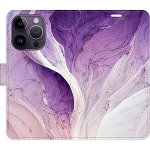 iSaprio flip pouzdro Purple Paint pro iPhone 14 Pro