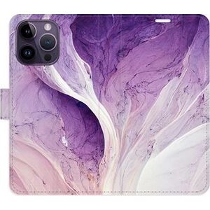 iSaprio flip pouzdro Purple Paint pro iPhone 14 Pro Max