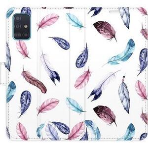 iSaprio flip puzdro Colorful Feathers pre Samsung Galaxy A51