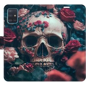 iSaprio flip puzdro Skull in Roses 02 pre Samsung Galaxy A51