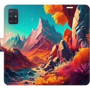 iSaprio flip puzdro Colorful Mountains na Samsung Galaxy A51