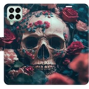 iSaprio flip pouzdro Skull in Roses 02 pro Samsung Galaxy M53 5G