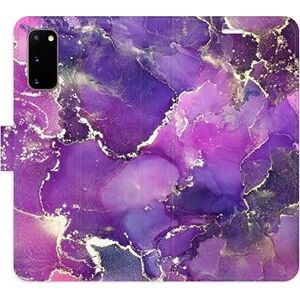 iSaprio flip puzdro Purple Marble pre Samsung Galaxy S20