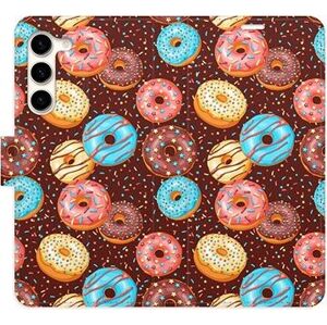 iSaprio flip pouzdro Donuts Pattern pro Samsung Galaxy S23+ 5G