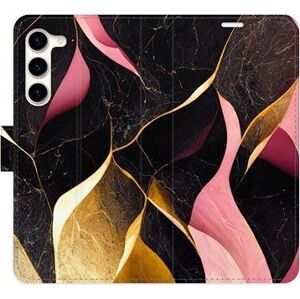 iSaprio flip pouzdro Gold Pink Marble 02 pro Samsung Galaxy S23+ 5G