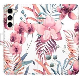iSaprio flip pouzdro Pink Flowers 02 pro Samsung Galaxy S23+ 5G
