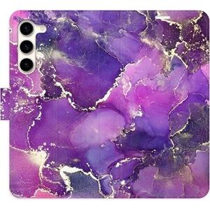 iSaprio flip pouzdro Purple Marble pro Samsung Galaxy S23+ 5G