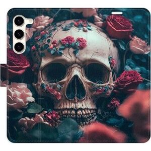 iSaprio flip pouzdro Skull in Roses 02 pro Samsung Galaxy S23+ 5G