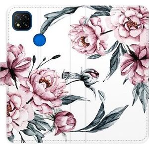 iSaprio flip puzdro Pink Flowers pre Xiaomi Redmi 9C
