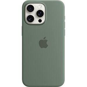 Apple iPhone 15 Pro Max Silikónový kryt s MagSafe cyprusovo zelený