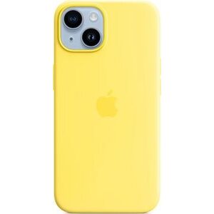 Apple iPhone 14 Silikónový kryt s MagSafe kanárikovo žltý