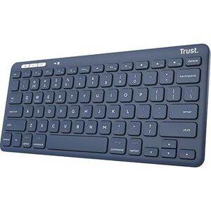 Trust LYRA Compact Wireless Keyboard – US, modrá