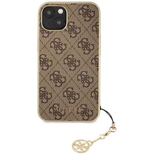 Guess 4G Charms Zadný Kryt na Apple iPhone 13 Brown