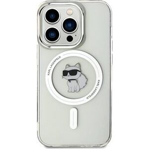 Karl Lagerfeld IML Choupette MagSafe Zadný Kryt pre iPhone 15 Pro Transparent