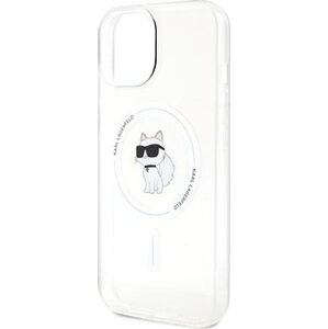 Karl Lagerfeld IML Choupette MagSafe Zadný Kryt pre iPhone 15 Transparent