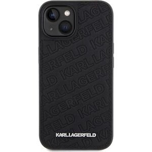 Karl Lagerfeld PU Quilted Pattern Zadný Kryt pre iPhone 15 Black