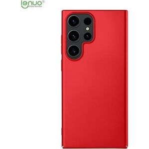 Lenuo Leshield obal na Samsung Galaxy S23 Ultra, červená