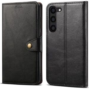 Lenuo Leather flipové puzdro pre Samsung Galaxy S23+, čierne