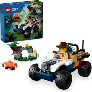 LEGO® City 60424 Štvorkolka na prieskum džungle – misia panda červená