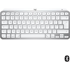 Logitech MX Keys Mini For Mac Minimalist Wireless Illuminated Keyboard, Pale Grey – US INTL