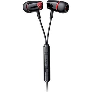 Joyroom In-ear Wired Control slúchadlá do uší 3,5 mm, čierne