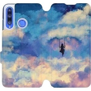 Flipové pouzdro na mobil Honor 20 Lite - MR09S Dívka na houpačce v oblacích