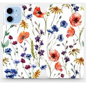 Flip puzdro na mobil Apple iPhone 12 Mini – MP04S Lúčne kvety