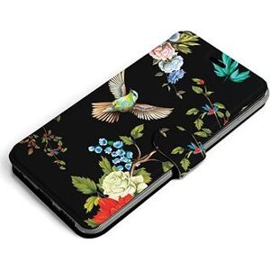 Mobiwear Flip puzdro pre Apple iPhone 13 Mini – VD09S Vtáky a kvety
