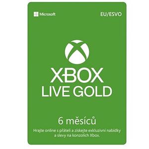 Xbox Live Gold - 6 mesačné členstvo