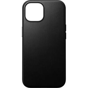 Nomad Modern Leather Case Black iPhone 15