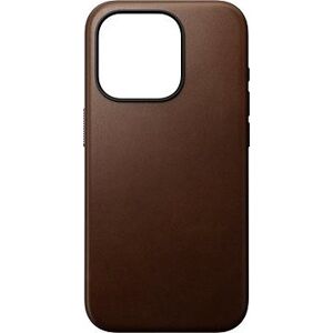 Nomad Modern Leather Case Brown iPhone 15 Pro
