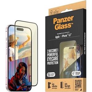 PanzerGlass Apple iPhone 15 AntiRexní & AntiBlue s inštalačným rámčekom
