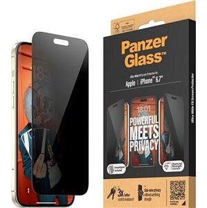 PanzerGlass Privacy Apple iPhone 15 Plus s inštalačným rámikom