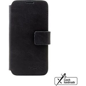 FIXED ProFit z pravej hovädzej kože na Apple iPhone 14 Max čierne