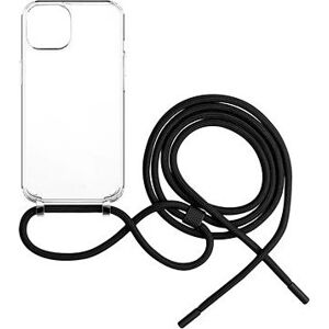 FIXED Pure Neck AntiUV s čiernou šnúrkou na krk na Apple iPhone 12/12 Pro
